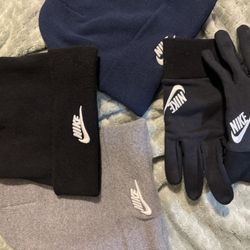 Nike Beanies And Gloves