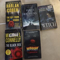 Assorted paperback books