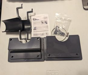 HVAC Wall Penetration & Line Set Cover Kit Gray 2-3/8" - New