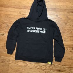 Awful Lot of Cough Syrup Hoodie Black