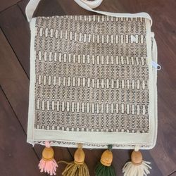 Cloth Messenger Bag and Wallet from India