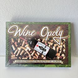 Wineopoly Board Game Wine Themed Late For The Sky Real Estate Trading New Sealed