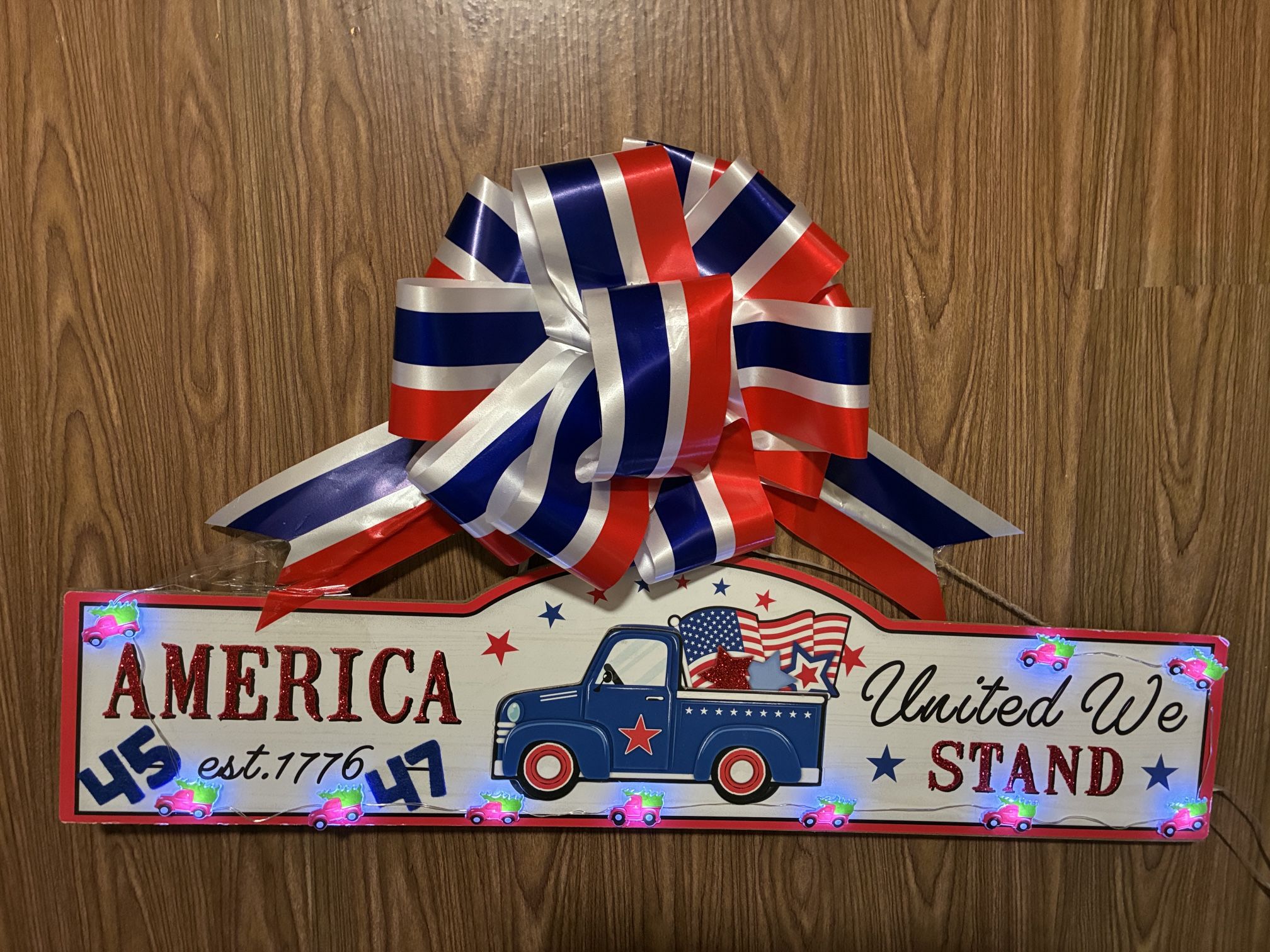 Patriotic Decor That Lights Up 