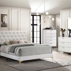 Kendall - 4 Piece Queen Bedroom Set - White
