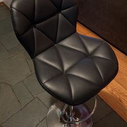 Leather Bar Stool 