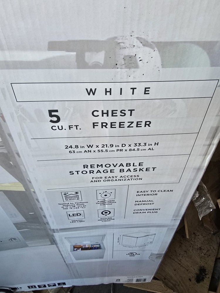 VISSANI 5 CU FREEZER