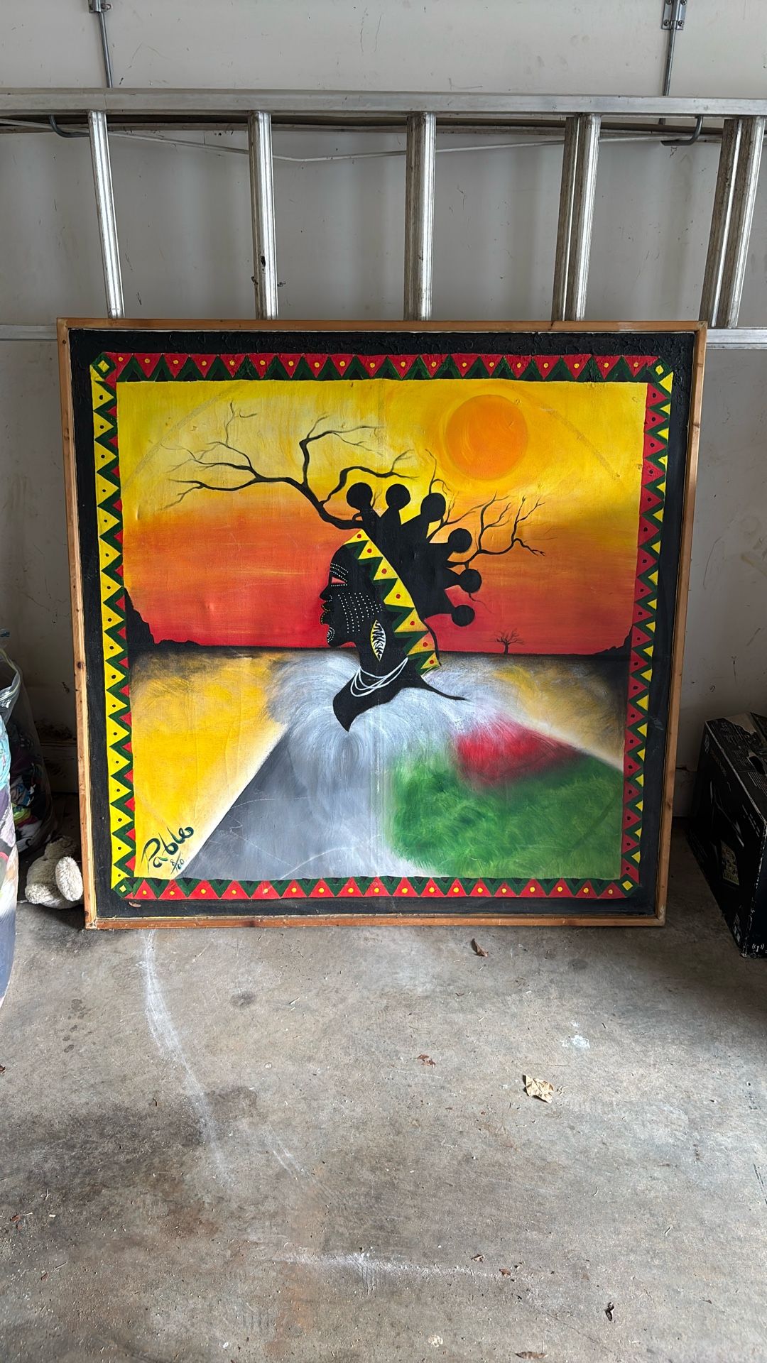 African Inspired Painting