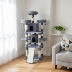 Large Cat Tree Tower Scratcher Post NEW 69” tall cat house