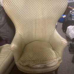 Vintage High Back Chair