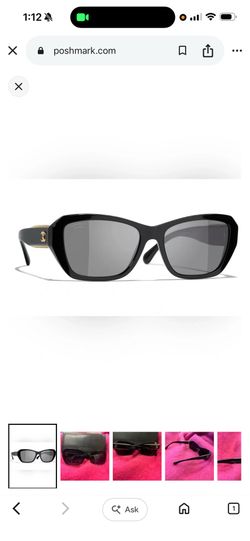 Chanel Black Polarized Sunglasses 5516C622/48 - Authentic