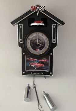 Bradford Exchange 1957 Bel Air Cuckoo Clock New unused. Collectible.