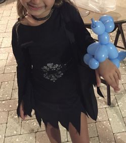 Wicked Witch Halloween Costume (4-6 size)