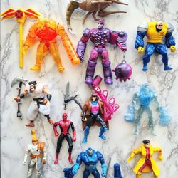 Vintage Marvel X-Men Superhero Toys From The '90s TRADE
