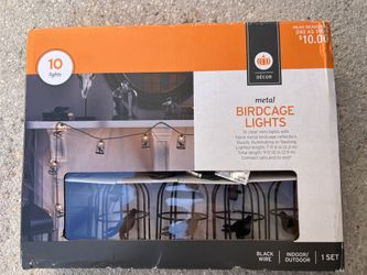 Metal Birdcage Lights 