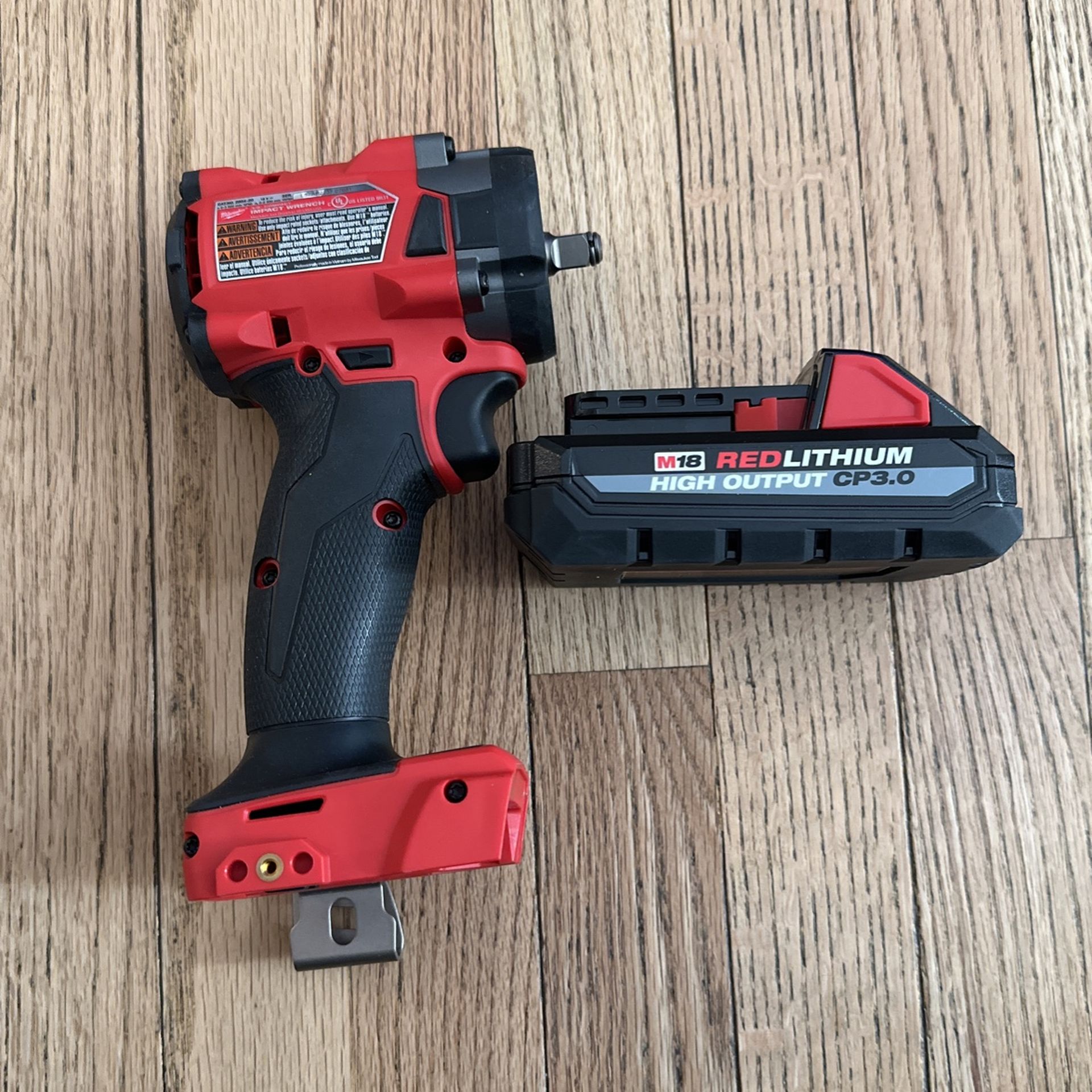 M18 FUEL GEN-3 18V Lithium-Ion Brushless Cordless 3/8 in. Compact Impact Wrench with Friction Ring (Tool-Only)