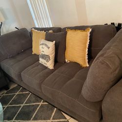 Sectional grey One Year Used Like New No Pets No Smoke 