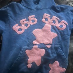 Spider Hoodie (blue and Pink) Willing To Trade