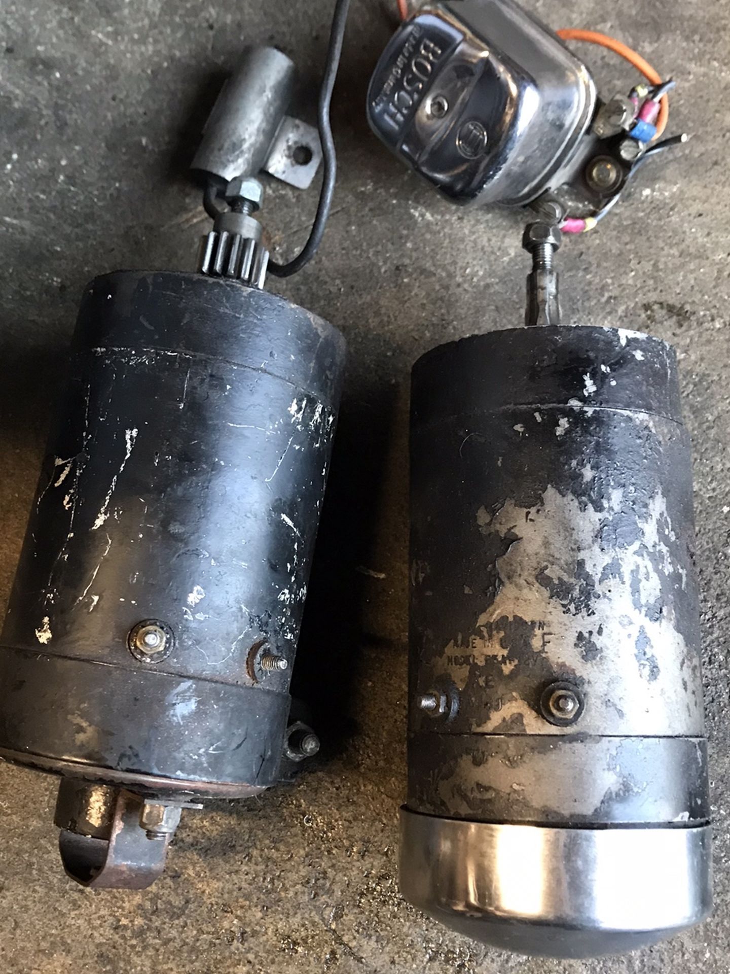 2 Harley Davidson 12v Generators Panhead Shovelhead Ironhead