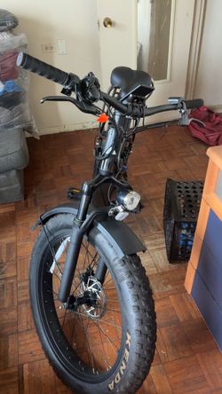 Fat Tire Electric Bike Matte Black