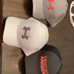 Under Armour Hats All 3 Are XL/XXL 