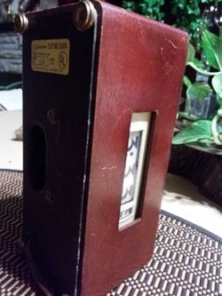 First Electric Clock