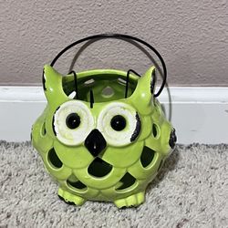 Owl Tea Light Candle Holder