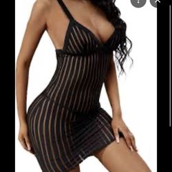 Dresses Criss-Cross Backless Mesh Bodycon Dress Dress