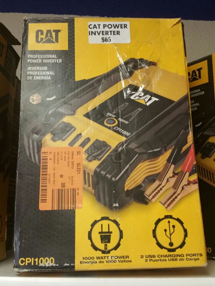 CAT CPI 1000 PROFESSIONAL POWER INVERTER 12v acces