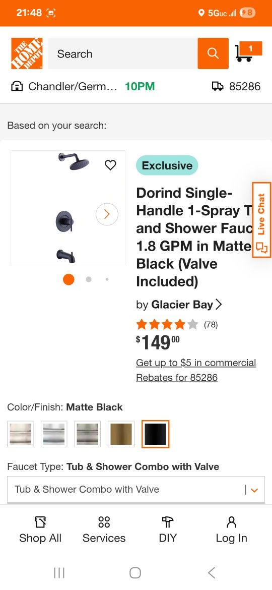 Shower Valve Kit