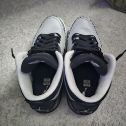 Wolf Grey Jordan 3's