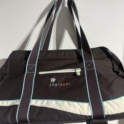 EUC Sherpani Brown And Light Beige Travel/gym/yoga Bag