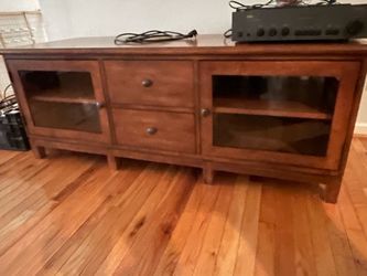 Wooden TV stand