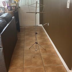 Folding Music Stand Chrome 