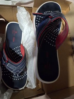 Clarks Cloudsteppers - Red White & Blue 8M