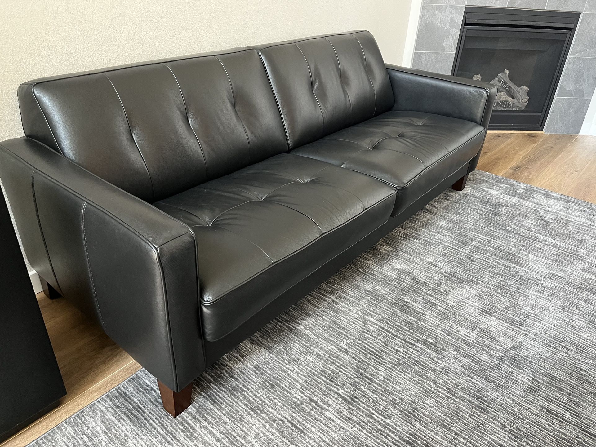 Dania Leather Couch