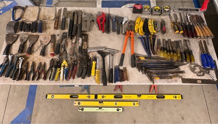 Large Lot of Mixed Hand Tools