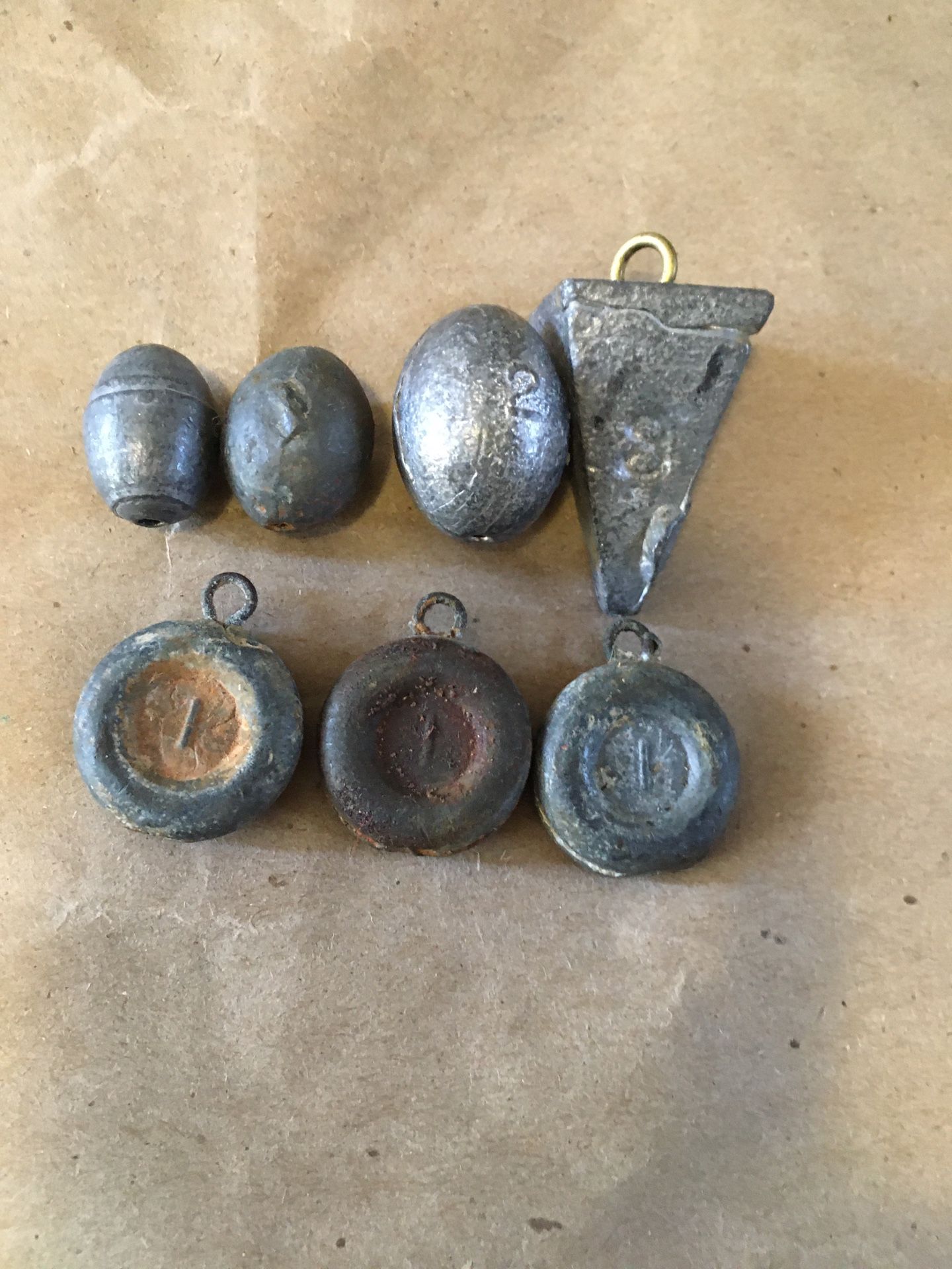 Fishing weights lead (7) lot9