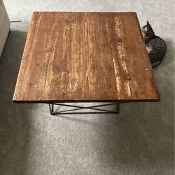 Wood Top Coffee Table