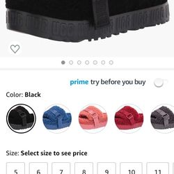 UGG Womens Flufitta Slippers Size 6 Last One!!