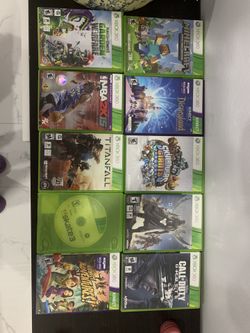 XBOX 360 games $5 each