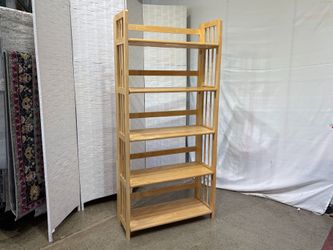 Blonde Wood Solids Folding Shelf