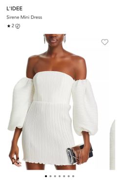 White L'IDÉE Sirene Mini Dress US Size 4/AUS Size 8