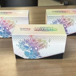 Open Scarlet and Violet Prismatic Evolutions Boxes with Cards