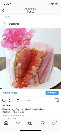 Crystal cake