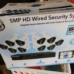 5 MP Wired Security Systems