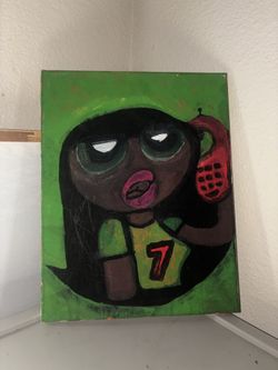 Power puff girl painting