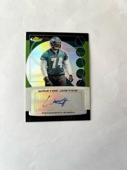 Winston Justice Rookie Autograph