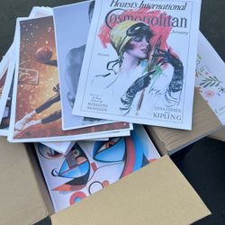 8,250 Posters (15 boxes, 550 posters each; 11x14 size). Mixed assortment covering all themes, printed on 80lb quality paper. Perfect for resale. Picku