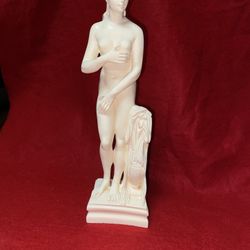Vintage 9.5 Inch Alabaster Greek Figurine Imported From Greece (3 available)