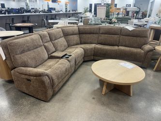 New 3 Power Reclining Sectional. Multiple Colors Fabric. 123x110x40H. Free Delivery!